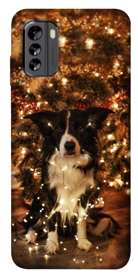 Чехол Christmas dog для Nokia G60