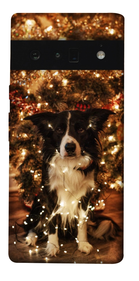 Чехол Christmas dog для Google Pixel 6 Pro