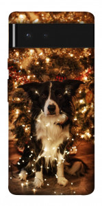 Чохол Christmas dog для Google Pixel 6