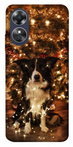 Чохол Christmas dog для Oppo A17