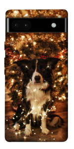 Чехол Christmas dog для Google Pixel 6A