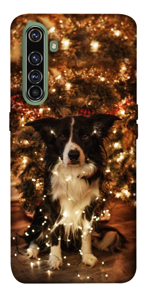 Чехол Christmas dog для Realme X50 Pro