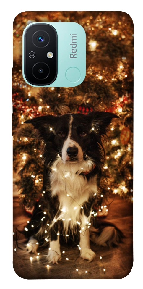 Чехол Christmas dog для Xiaomi Redmi 12C