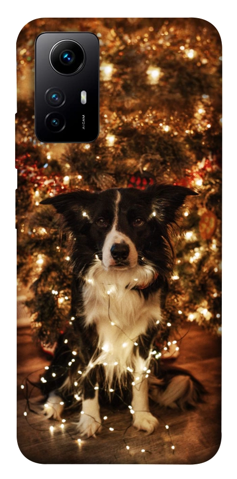 Чохол Christmas dog для Xiaomi Redmi Note 12S