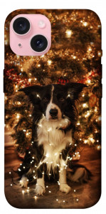 Чохол Christmas dog для iPhone 15