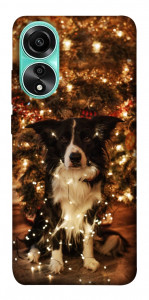 Чехол Christmas dog для Oppo A78 4G