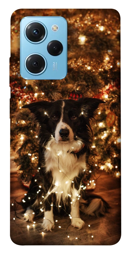 Чохол Christmas dog для Xiaomi Poco X5 Pro 5G