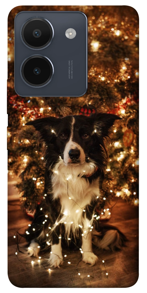 Чохол Christmas dog для Vivo Y36