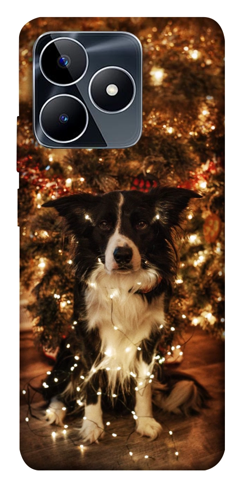 Чохол Christmas dog для Realme C53