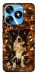 Чохол Christmas dog для TECNO Spark 10