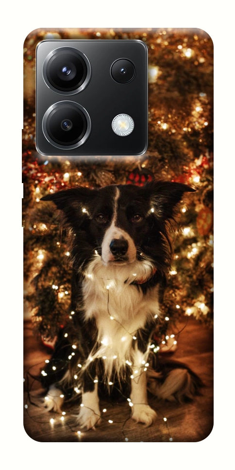 Чохол Christmas dog для Xiaomi Poco X6