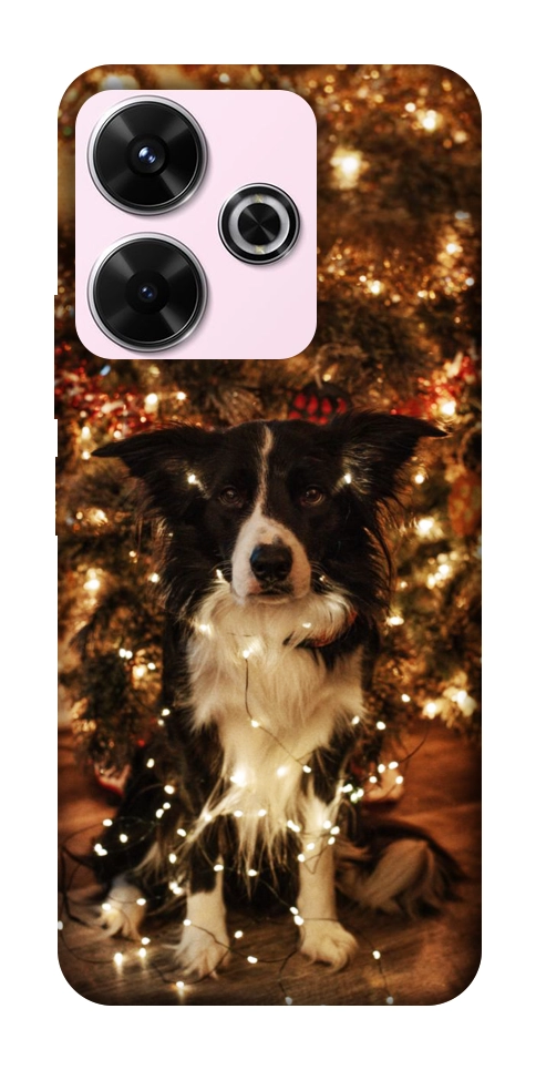 Чохол Christmas dog для Xiaomi Redmi 13 4G