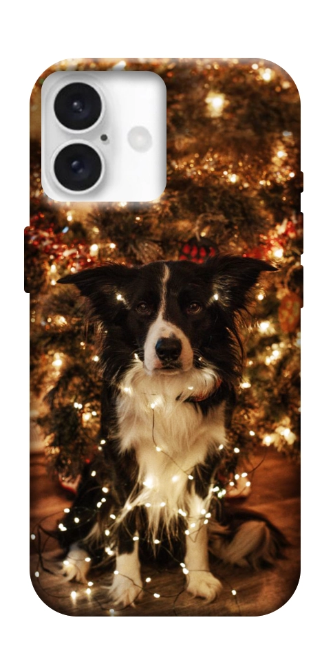 Чохол Christmas dog для iPhone 16