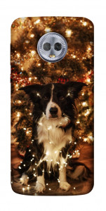 Чехол Christmas dog для Motorola Moto G6 Plus