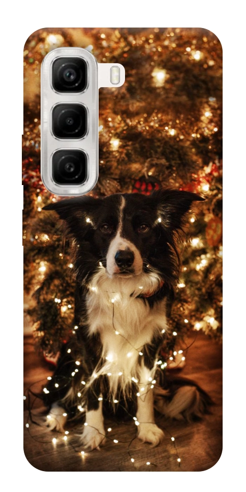 Чехол Christmas dog для Infinix Hot 50 4G