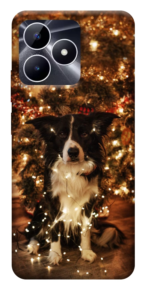 Чехол Christmas dog для Realme Note 50 5G