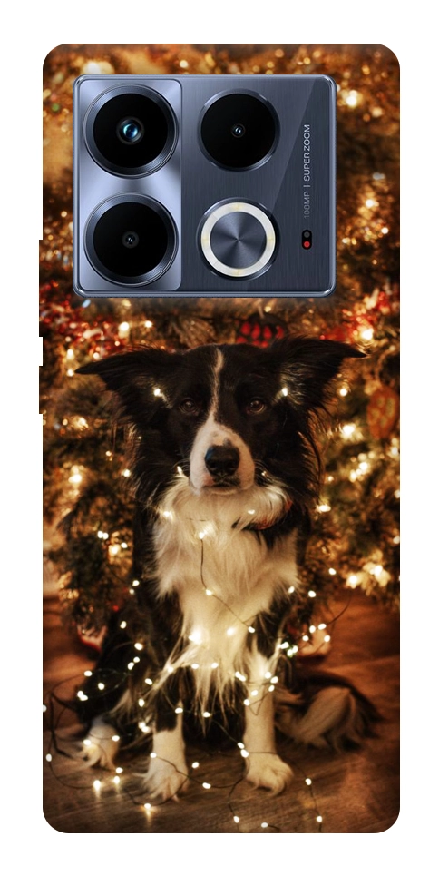 Чехол Christmas dog для Infinix Note 40 4G