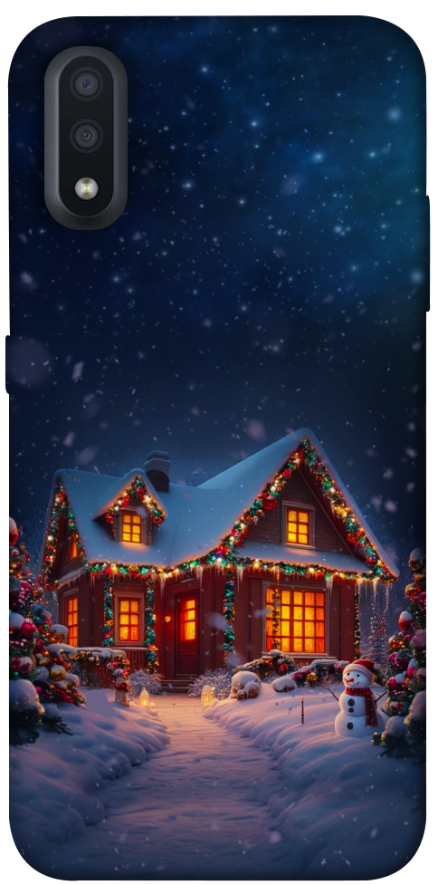 Чехол Santa's house для Galaxy A01