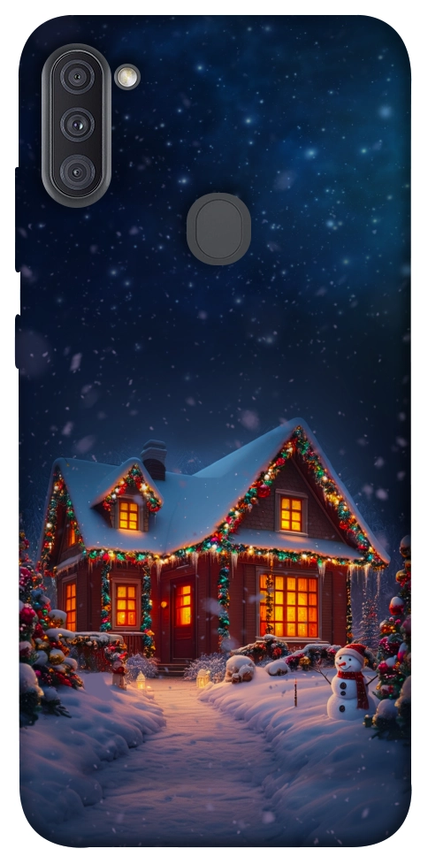 Чехол Santa's house для Galaxy A11 (2020)