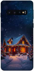 Чехол Santa's house для Galaxy S10 (2019)