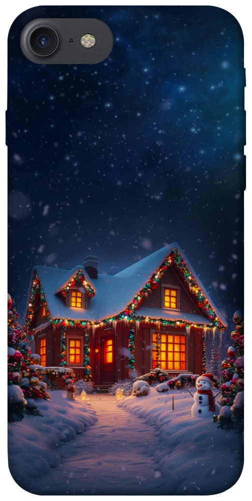 Чохол Santa's house для iPhone 8