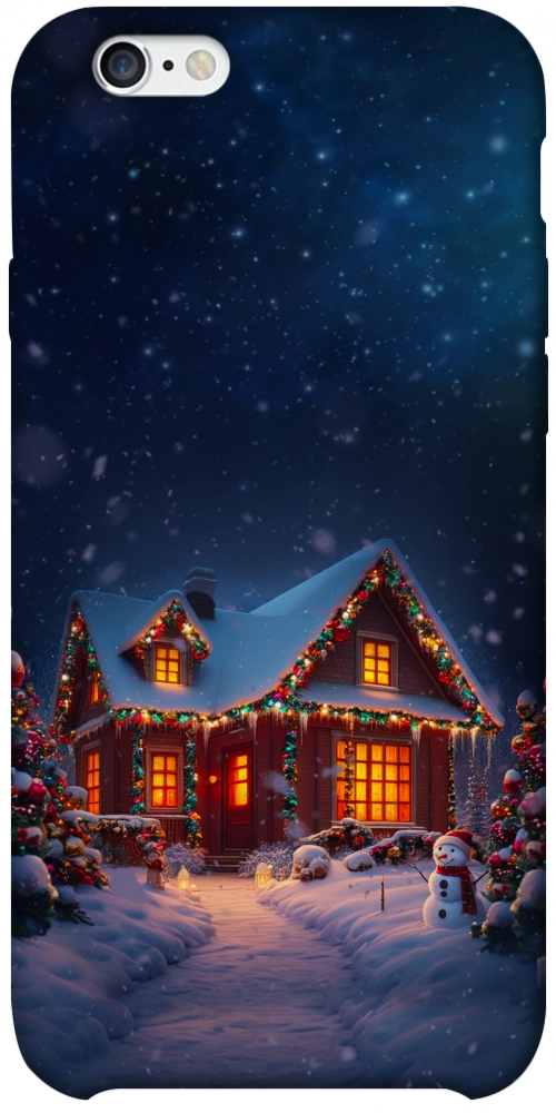 Чохол Santa's house для iPhone 6S Plus