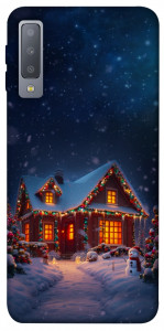 Чехол Santa's house для Galaxy A7 (2018)