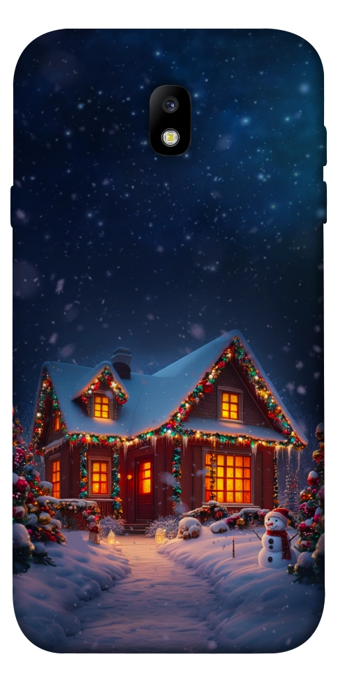 Чехол Santa's house для Galaxy J7 (2017)