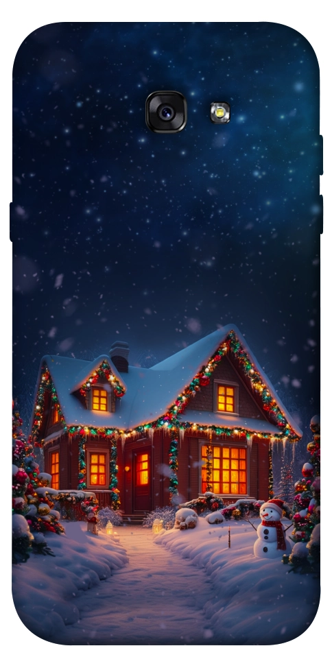 Чехол Santa's house для Galaxy A7 (2017)