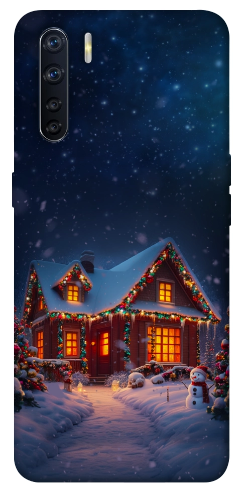 Чехол Santa's house для Oppo A91