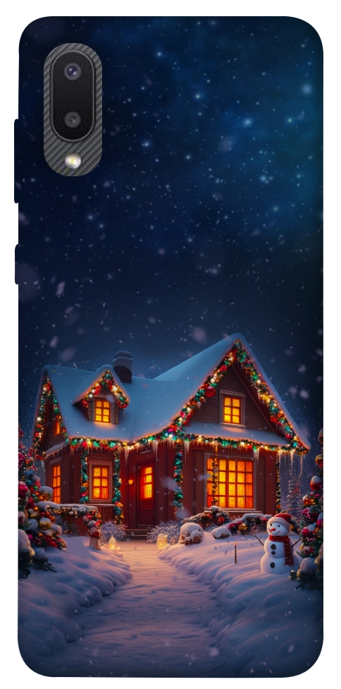 Чехол Santa's house для Galaxy A02