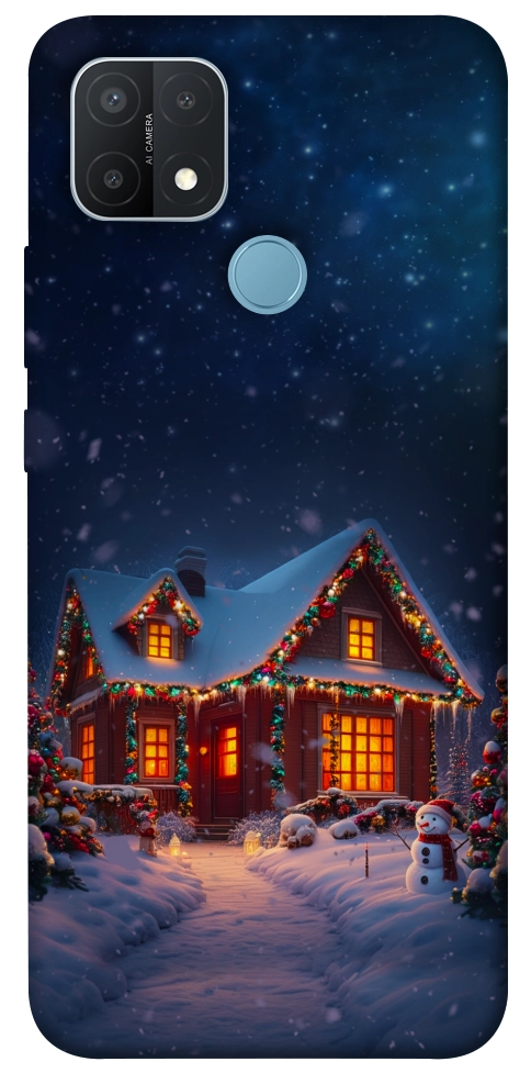 Чехол Santa's house для Oppo A15