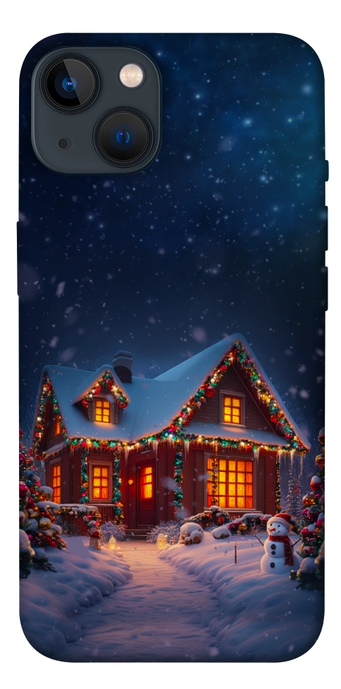 Чохол Santa's house для iPhone 13