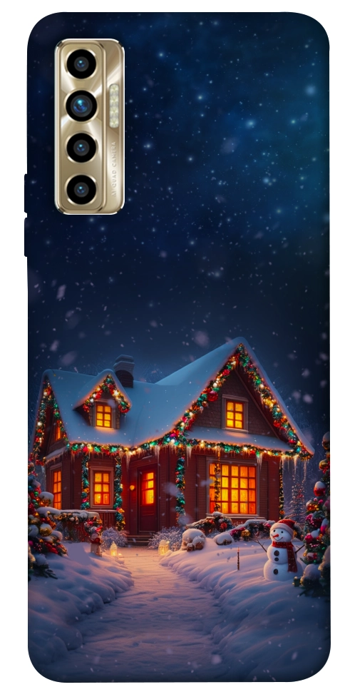 Чохол Santa's house для TECNO Camon 17P