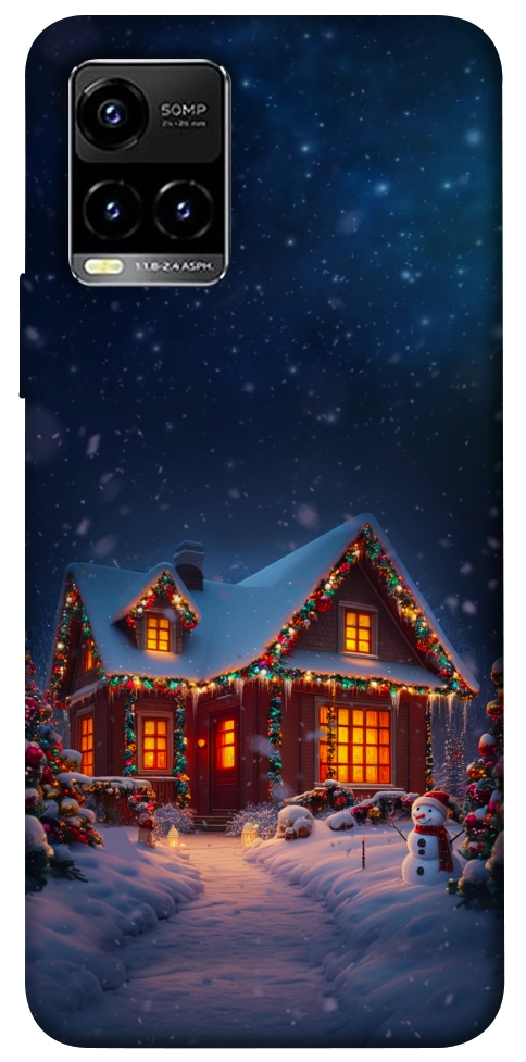 Чохол Santa's house для Vivo Y33s