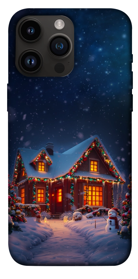 Чехол Santa's house для iPhone 14 Pro Max