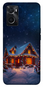 Чехол Santa's house для Oppo A76 4G