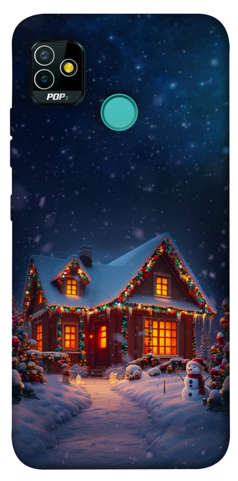 Чехол Santa's house для TECNO Pop 5