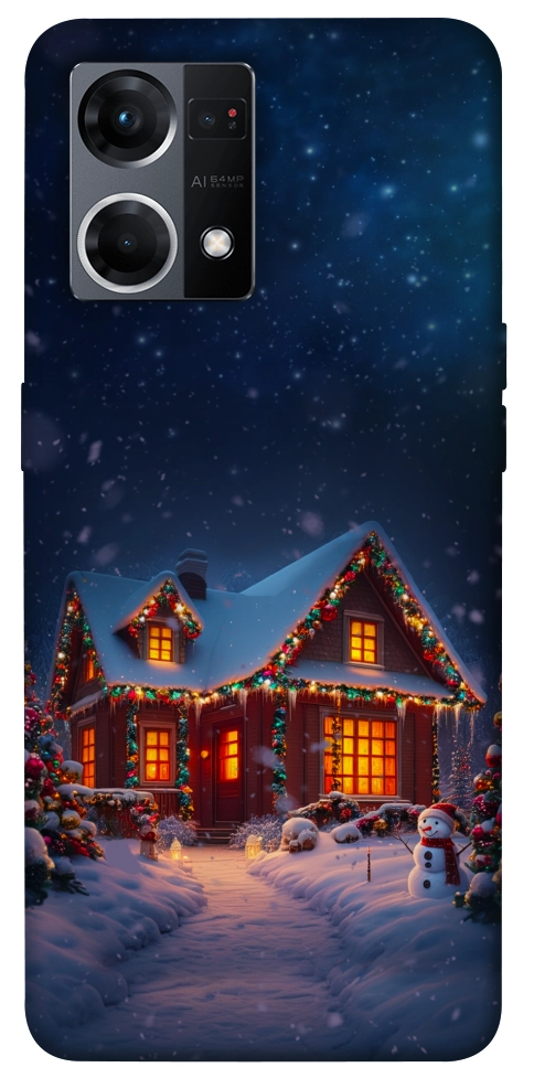 Чехол Santa's house для Oppo Reno 7 4G