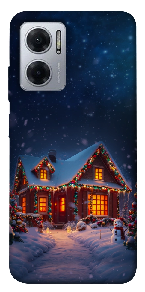 Чохол Santa's house для Xiaomi Redmi Note 11E