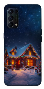 Чехол Santa's house для Oppo Reno 5 4G