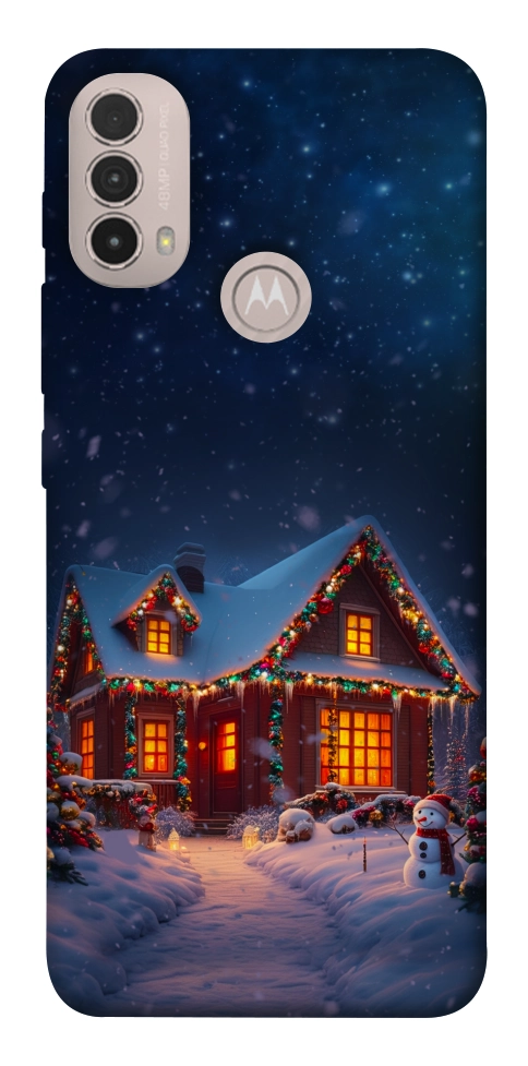 Чехол Santa's house для Motorola Moto E40