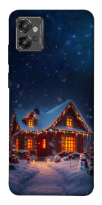 Чохол Santa's house для Motorola Moto G32