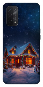 Чехол Santa's house для Oppo A74 5G