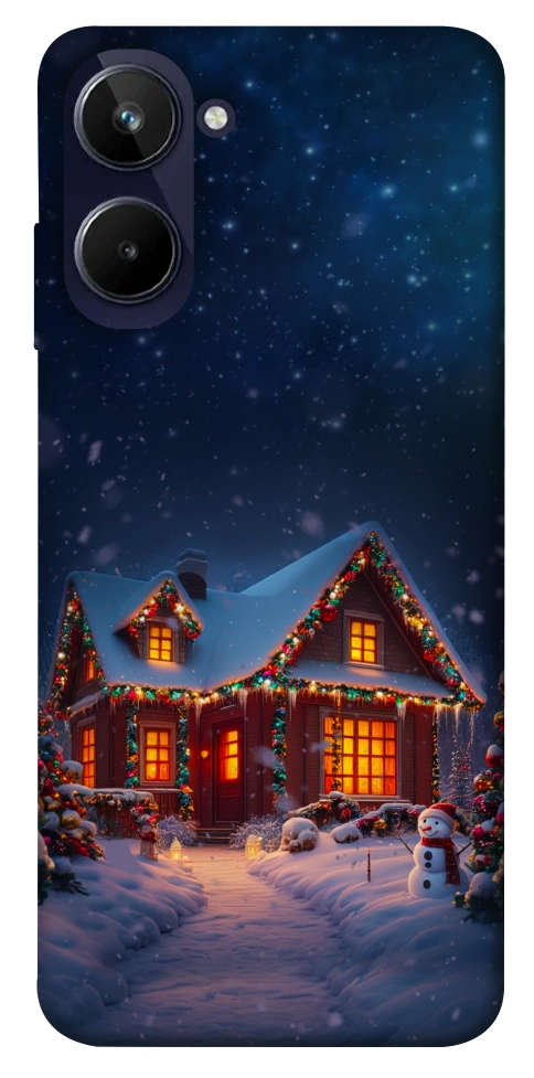 Чохол Santa's house для Realme 10 4G