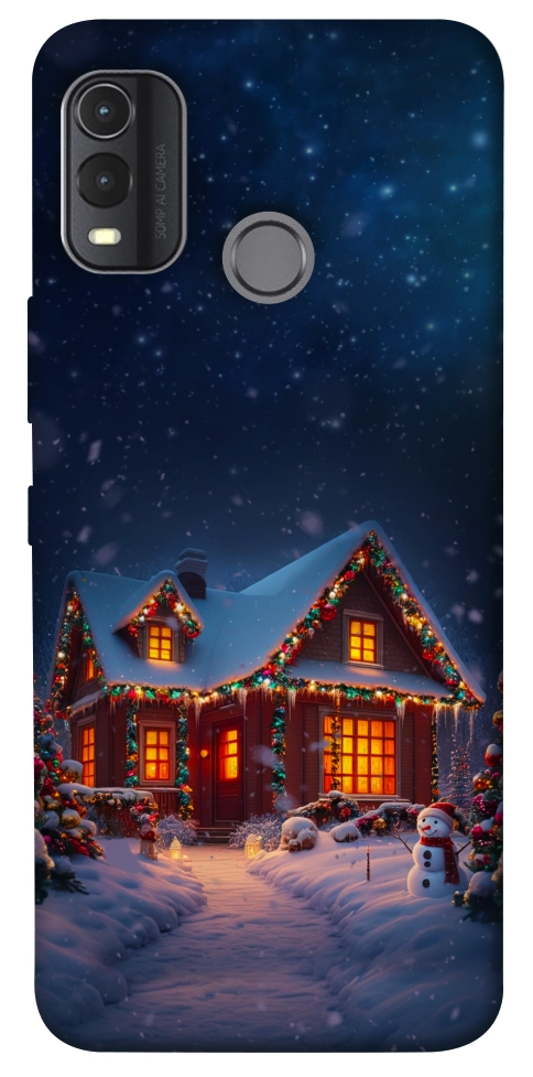 Чохол Santa's house для Nokia G11 Plus