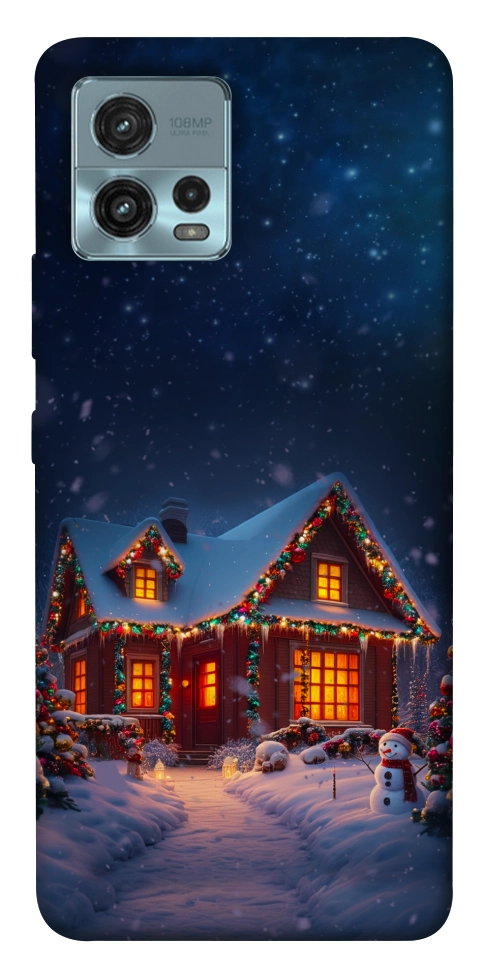 Чохол Santa's house для Motorola Moto G72