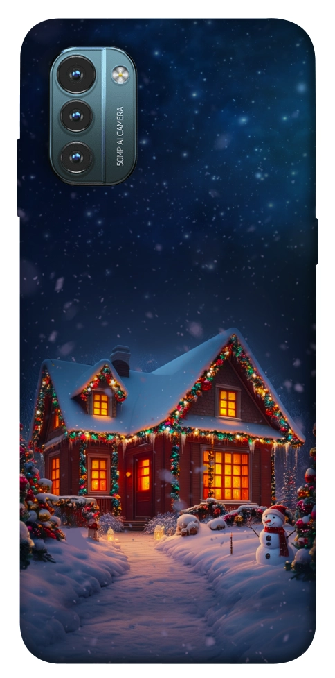 Чохол Santa's house для Nokia G21