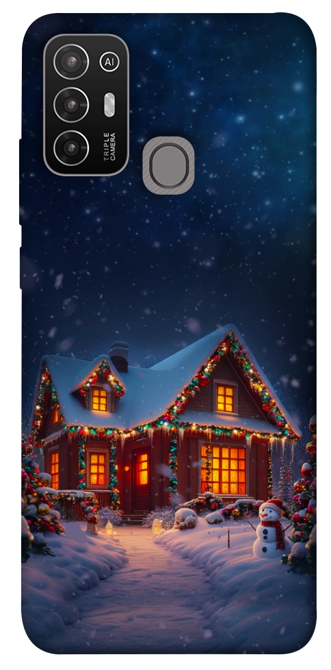 Чехол Santa's house для ZTE Blade A52