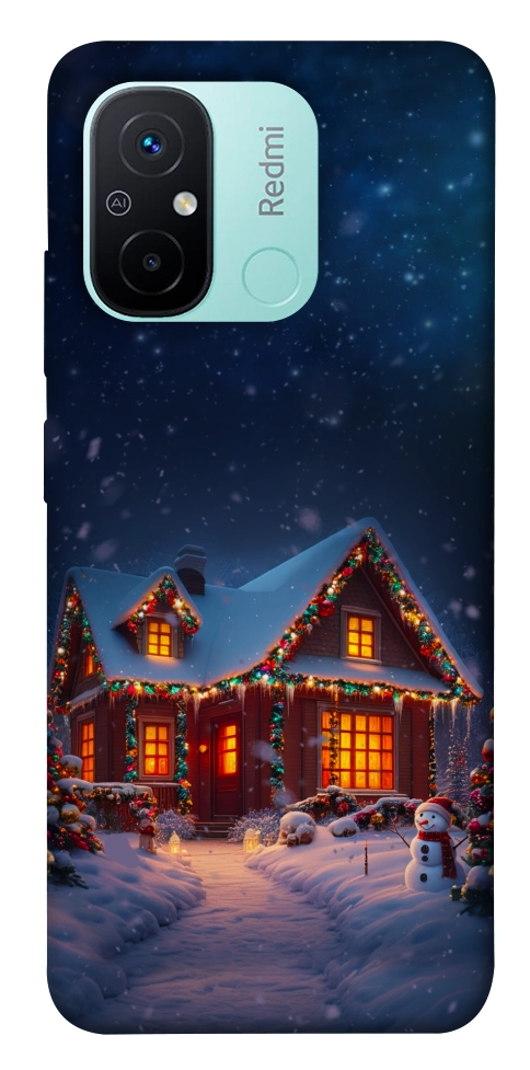 Чохол Santa's house для Xiaomi Redmi 12C